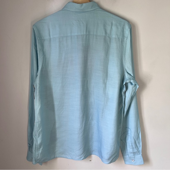 Golf Wang Tyler Light Blue Graphic Ashes 2 Ashes Button Down Shirt Small - Picture 4 of 6